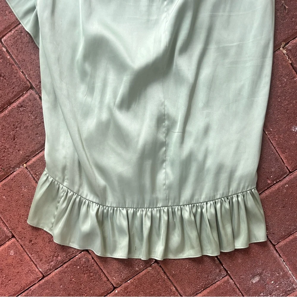 NBD Mint Ruffle Midi Skirt - Picture 5 of 6
